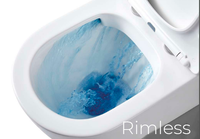 Thumbnail for Inodoro Onogreen Dobra con escobilla invisible - Rimless